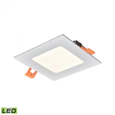Thomas Mercury 4-inch Square Recessed Light in White - Integrated LED LR11044